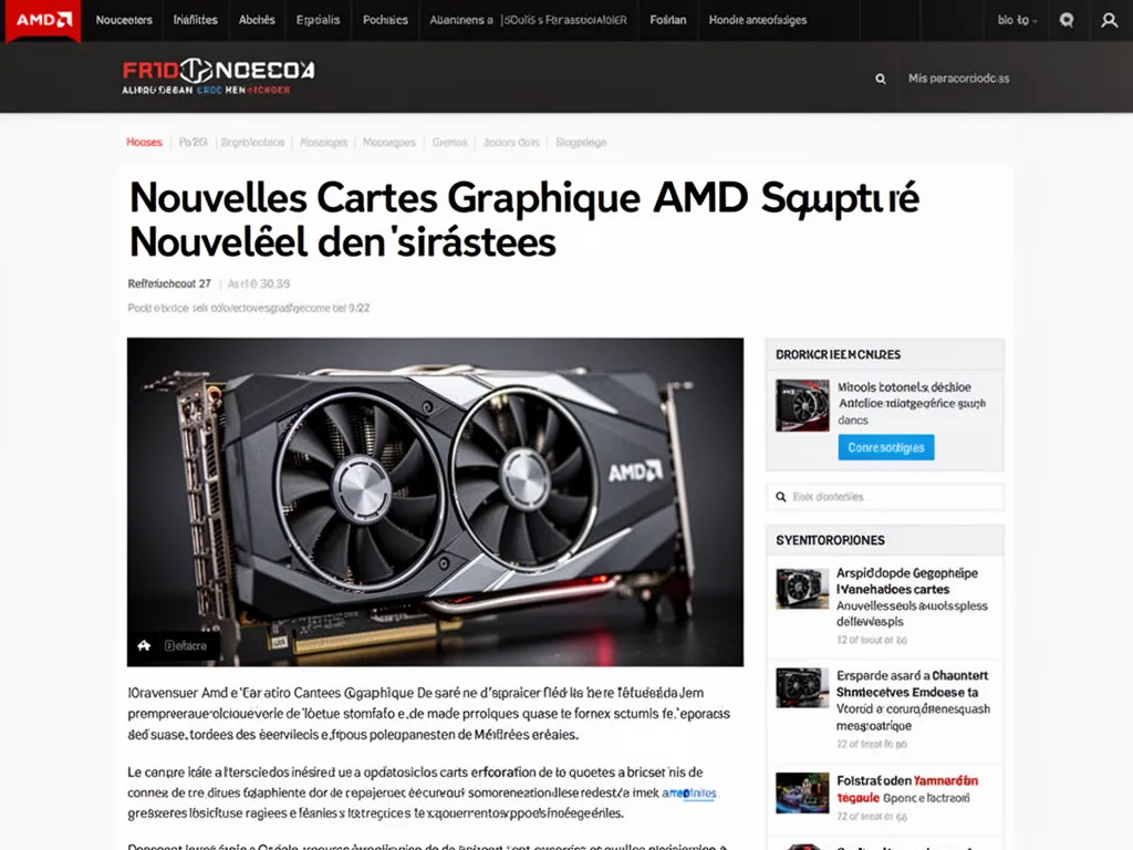 Nouvelles cartes graphique amd : ce qui change pour l'upgrade